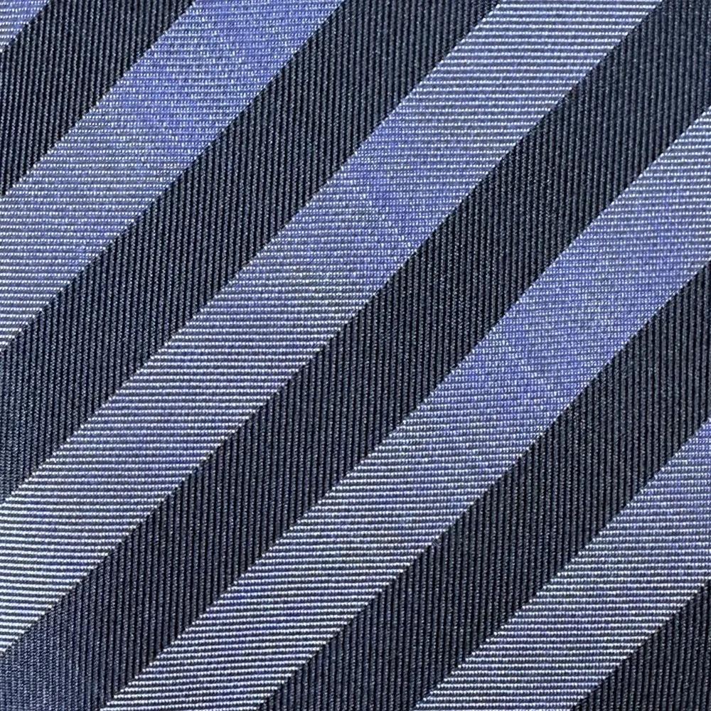 Banana Republic Blue Navy Diagonal Repp Stripe Silk Neck Tie Classic 58x3.4